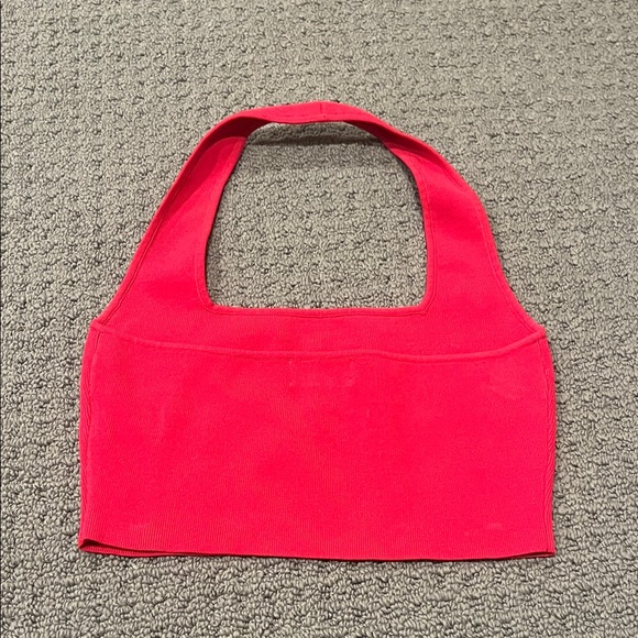 Amazon drop Red Halter Top - Picture 2 of 2